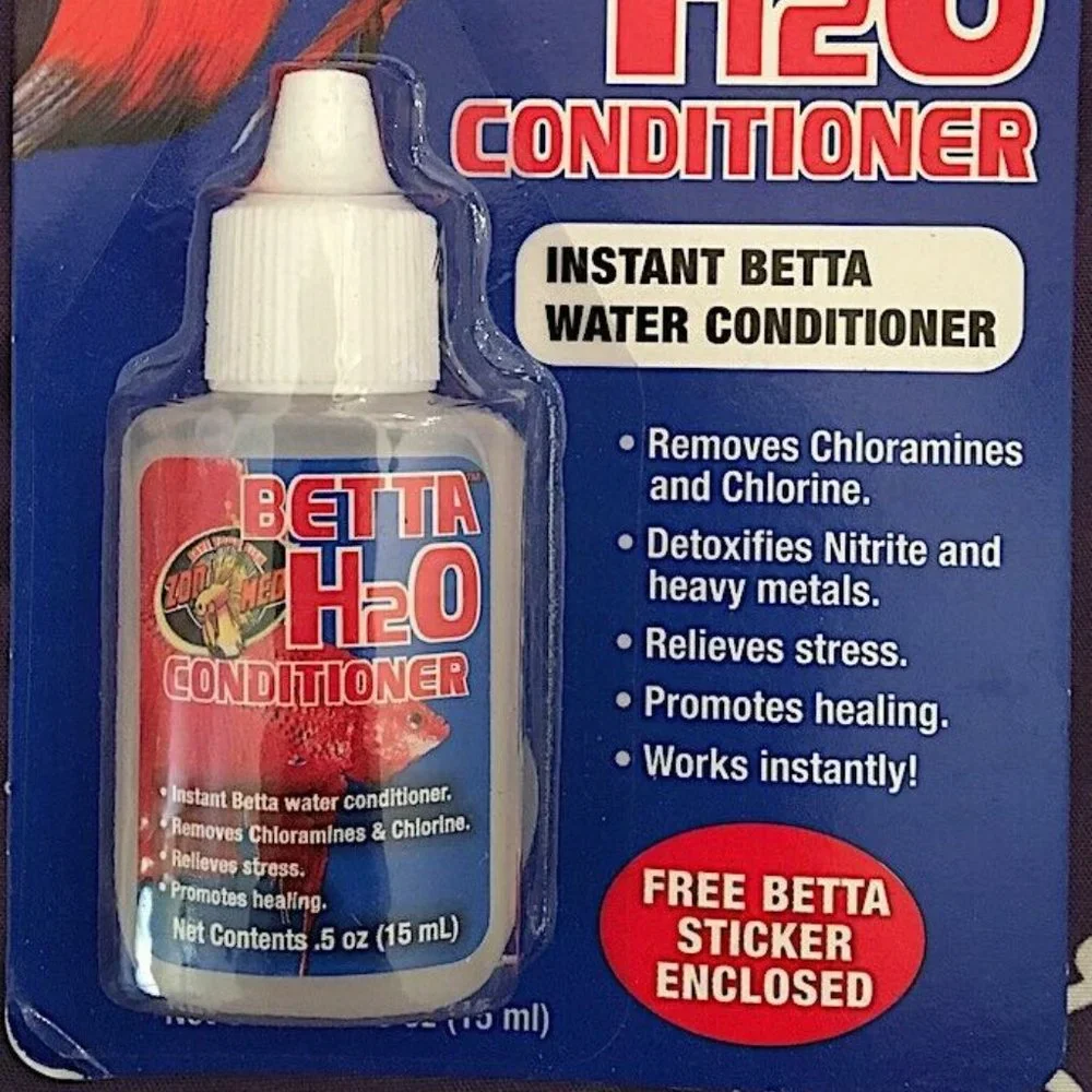 ZOO MED LABS BETTA H20 CONDTIONER .5 OZ CHLORINE REMOVER